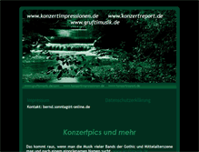 Tablet Screenshot of gruftimusik.de